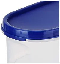 LIVA Plastic 500 Ml Modular Airtight Kitchen Storage Container (Blue)-thumb2