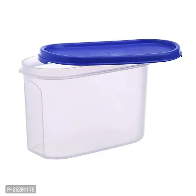 LIVA Plastic 1200 Ml Modular Airtight Kitchen Storage Container (Blue)-thumb3