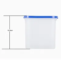 LIVA Plastic 1600 Ml Modular Airtight Kitchen Storage Container (Blue)-thumb3