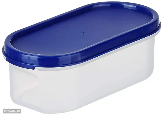 LIVA Plastic 500 Ml Modular Airtight Kitchen Storage Container (Blue)-thumb0