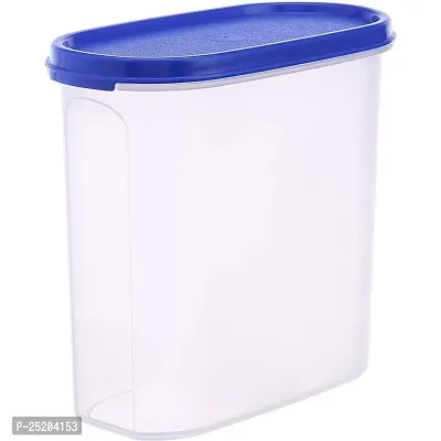 LIVA Plastic 1600 Ml Modular Airtight Kitchen Storage Container (Blue)-thumb0