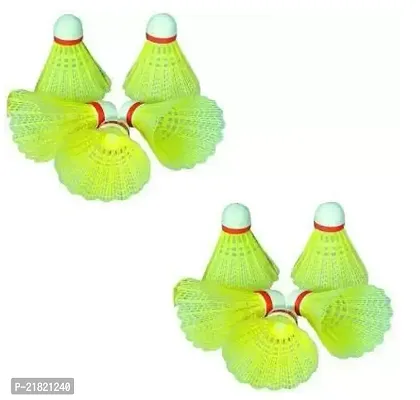 Prime Sports 10 PC Plastic Shuttle Cock ( Badminton Shuttle cock Childs and Kids )