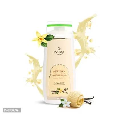 PUREST AYURVEDA Sensual Vanilla Body Lotion Nutrify your Skin Moisturizer, Body and Hand Lotion for Skin, for Quick Absorption Pack of 1