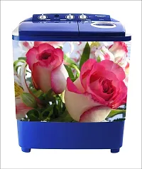 decorative abstract flower washingmachine sticker-thumb1