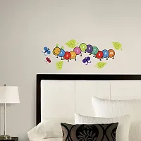 Decorative colourfull Butterflies Leaves ant Wall Sticker for Home d?cor (PVC Vinyl Covering Area 35X91 cm)-thumb3