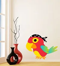 Abstract Decorative Pirate Parrot Wall Sticker (PVC Vinyl Covering Area 60X52 cm)-thumb3