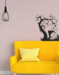 Sleeping Buddha Under a Tree (PVC Vinyl Covering Area 65x75 CM)-thumb3