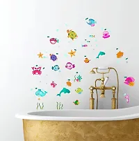 Decorative Fishes Turtel Abstract sea Animals Wall Sticker-thumb3