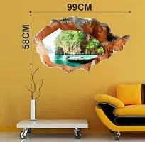 Beautiful Peocock Wall Sticker ( Cover Area :- 56 X 75 cm)-thumb2