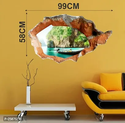 Beautiful Peocock Wall Sticker ( Cover Area :- 56 X 75 cm)-thumb3