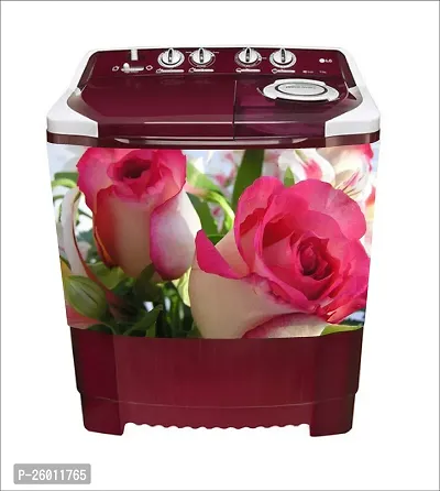 decorative abstract flower washingmachine sticker