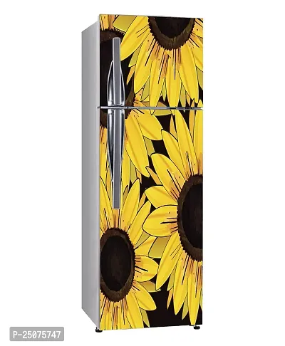 Decorative Abstract Multicolor Sun Flower Aesthetic Dwraing Wallpaper Sticker for Fridge Dcor-thumb2