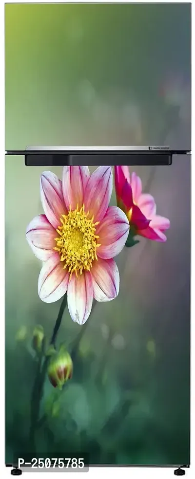 Decorative Blooms Flower Wallpaper Sticker for Fridge Decor-thumb3