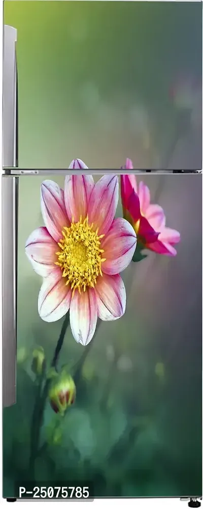 Decorative Blooms Flower Wallpaper Sticker for Fridge Decor-thumb0