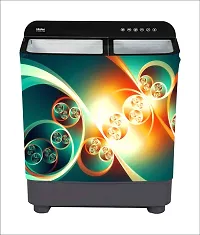 decoartive abstract light beautiful washingmachine sticker-thumb1