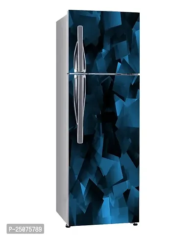 Decorative 3D Style Squares Design Abstract Wallpaper Sticker for Fridge Dcor-thumb2