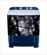 decorative abstract dark theme flower wallpaper washing machine-thumb1