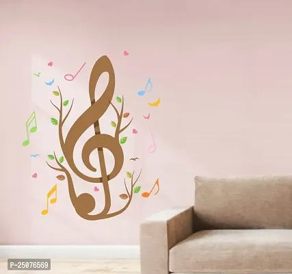 Lakshit Enterprises Creative Music Symbols Wall Sticker Multicolor PVC Vinyl 75x70 cm-thumb3