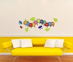 Decorative colourfull Butterflies Leaves ant Wall Sticker for Home d?cor (PVC Vinyl Covering Area 35X91 cm)-thumb2