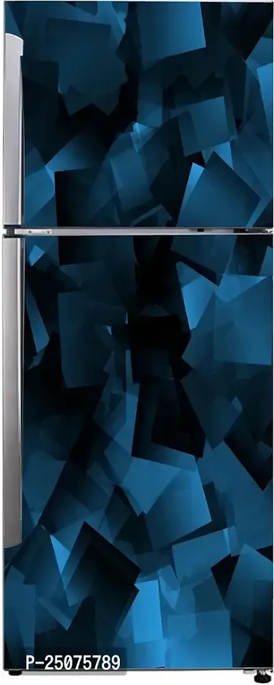 Decorative 3D Style Squares Design Abstract Wallpaper Sticker for Fridge Dcor