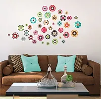 Lakshit Enterprises Beautiful Colorful Polka Motifs Wall Sticker Multicolor PVC Vinyl 70x120 Cm-thumb4