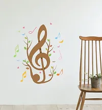 Lakshit Enterprises Creative Music Symbols Wall Sticker Multicolor PVC Vinyl 75x70 cm-thumb1