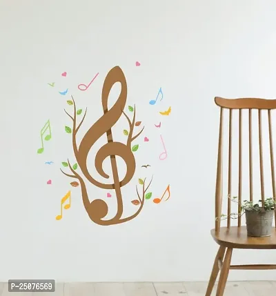 Lakshit Enterprises Creative Music Symbols Wall Sticker Multicolor PVC Vinyl 75x70 cm-thumb2