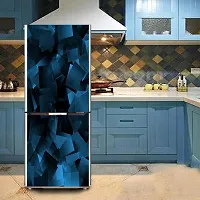 Decorative 3D Style Squares Design Abstract Wallpaper Sticker for Fridge Dcor-thumb3