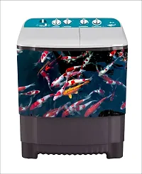 decorative fishes water washing machine sticker-thumb1