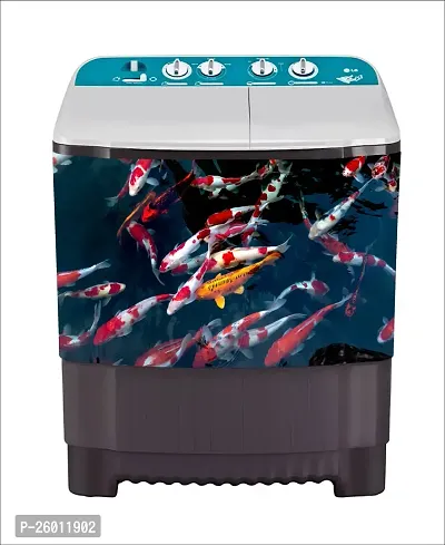 decorative fishes water washing machine sticker-thumb2