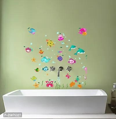 Decorative Fishes Turtel Abstract sea Animals Wall Sticker-thumb5