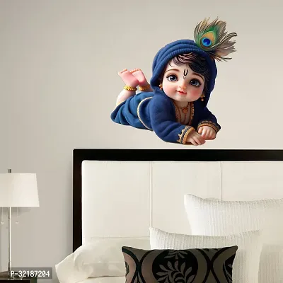 Cute Baby Krishna Wall Sticker for Kids Room Living Room-thumb4