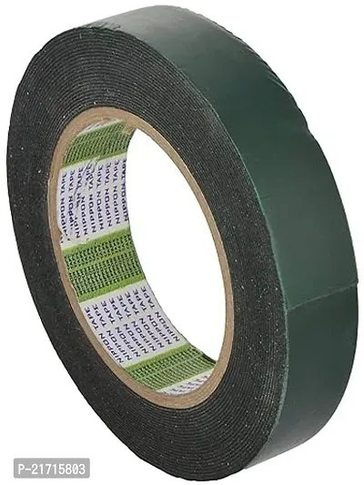 Premium Quality Bapna Double Sided Foam Tape, (Black, 24 Mm X 8 Meters)