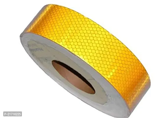 Premium Quality Bapna Golden Reflective Adhesive Tape 25Mm Width X 25 Meter Length