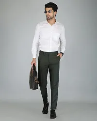 JEENAY Classic Men's Formal Pants/Formal Slim Fit Trousers | Formal Office Pants Bt Green-thumb3