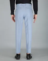 JEENAY Classic Men's Formal Pants/Formal Slim Fit Trousers | Formal Office Pants |Sky Blue-thumb2