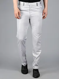 Men's Formal Trousers for Men (Grey  )-thumb2