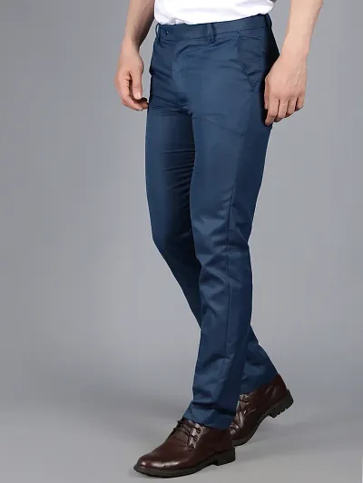 Stylish Cotton Solid Trouser For Men