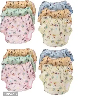 Kids PVC Baby Panty Jokers Diapers, Free Size (Multicolour) - Pack of 6-thumb0