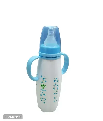 Feeding Bottle/Feeder with Premium Silicon Sleeves/Warmer Cover  Ultrasoft Flow Control Nipple ( 270ml