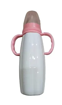 Feeding Bottle/Feeder with Premium Silicon Sleeves/Warmer Cover  Ultrasoft Flow Control Nipple ( 270ml-thumb3