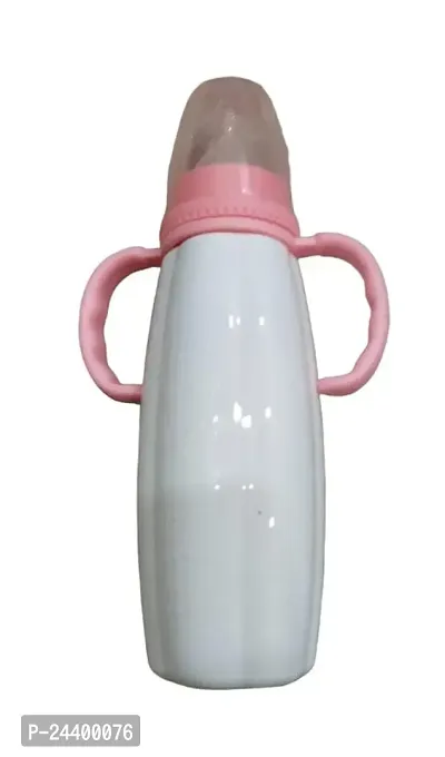 Feeding Bottle/Feeder with Premium Silicon Sleeves/Warmer Cover  Ultrasoft Flow Control Nipple ( 270ml-thumb4