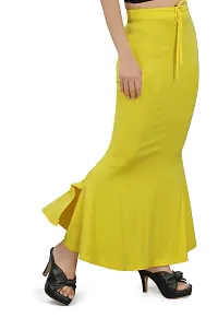 AGASTYA Women's Casual Pull On Solid Cotton Blend Adjustable Shapewere (FISCUT_TEX_Yellow _XL)-thumb1