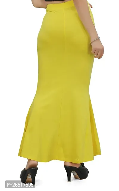 AGASTYA Women's Casual Pull On Solid Cotton Blend Adjustable Shapewere (FISCUT_TEX_Yellow _XL)-thumb4