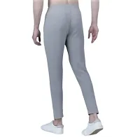 AM Designs, Men's Trendy Regular Fit Track Pants White, Black, Navy Blue, Olive, Maroon & Light Grey (S, Light Grey)-thumb1