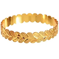 Beautiful 1Gram Gold plated Bangle Set for Women  Girls ndash; Set of 2-thumb3