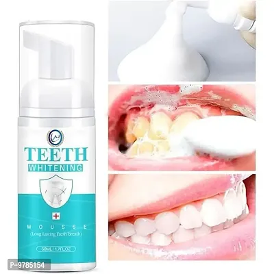 TEETH WHITENING FOAM 100% RESULT BLEEDING TEETH MOTH REPAIR REDUCE DENTAL BACTERIA