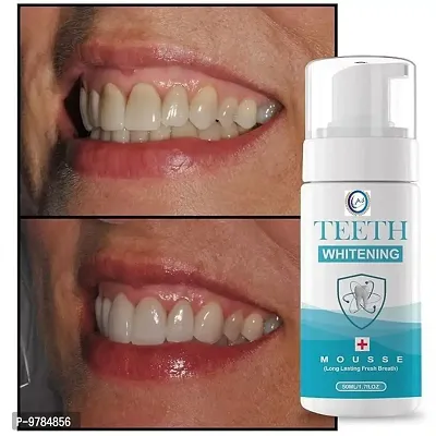 NATURAL TEETH WHITENING FOAMING TOOTHPASTE 100% NATURAL