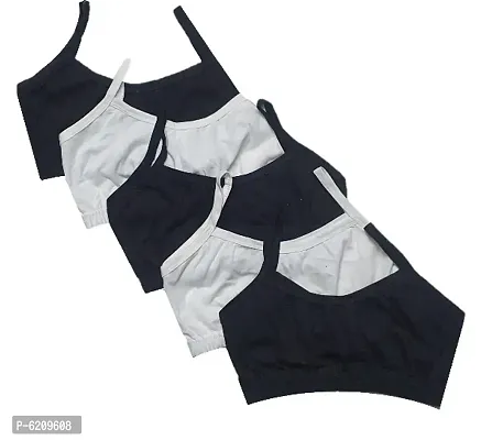 Buy DEENAGER Sports Bra For Girls (10-12 YEARS) BLACK and WHITE