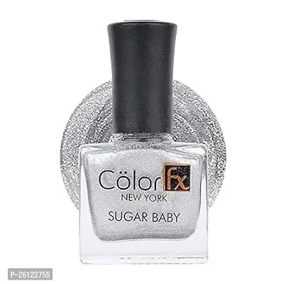 Color Fx Sugar Baby Matte Finish Nail Enamel,Nail Paint, Nail Polish (Grey)